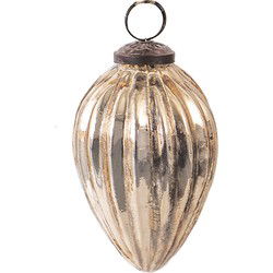 Clayre & Eef Kerstbal Goudkleurig Glas