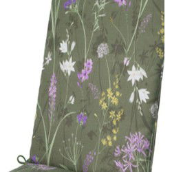 Kussen hoog universeel ca. 120x50 cm Donna green canvas Eco plus natural outdoor finishing Madison