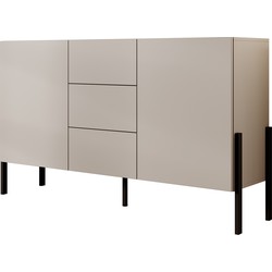 Meubella Dressoir Jordy - Beige - 154 cm