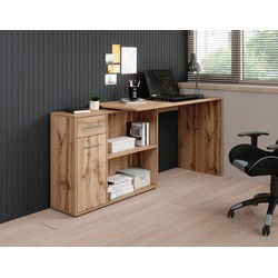 Meubella - Bureau Nomi - Eiken - 120 cm