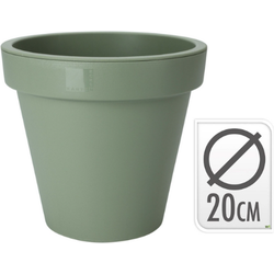 Bloempot ek rond 20cm groen