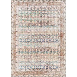 Afwasbaar Modern Scandinavisch Tapijt ALBA - Roze/Blauw - 200x275 cm