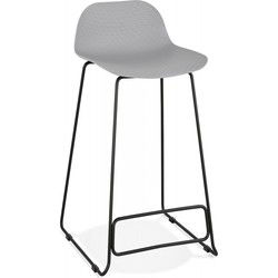 Halfhoge snackkruk BABYLOS 48x53x85 cm Grijs