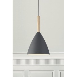 Hanglamp charmant, elegant en strak design - grijs