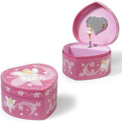 Simply for Kids Houten Juwelendoosje Hart met Elfje