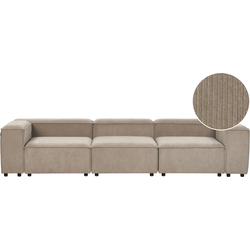 ARDAL - Driezitsbank - Taupe - Corduroy