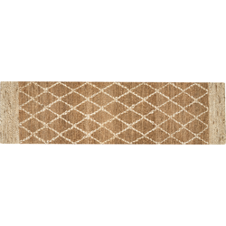 Beliani ZORAVA - Laagpolig-Beige-Jute