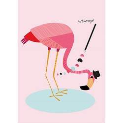 Sparkling Paper Poster Flamingo - A4