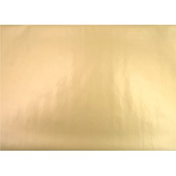 Decoratie plakfolie - goud metallic kleur - 45 cm x 200 cm - zelfklevend - Meubelfolie