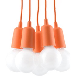 Hanglamp modern diego oranje