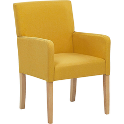ROCKEFELLER - Eetkamerstoel - Geel - Polyester