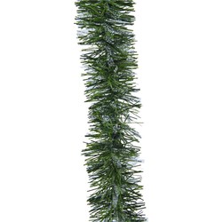 Decoris folieslinger - groen/transparant - 270 x 7,5 cm - Kerstslingers