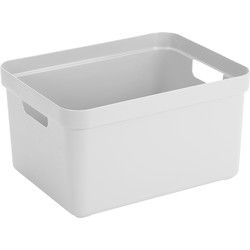 Sunware opbergbox Sigma - kunststof - 32L - wit - Opbergbox