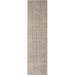 Safavieh Craft Art-Inspired Indoor Woven Area Rug, Valencia Collection, VAL104, in Grey & Gold, 69 X 244 cm