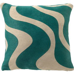 Dutch Decor OCEANE - Buitenkussen 45x45 cm - waterafstotend en uv-bestendig - Latigo Bay - blauw - Dutch Decor