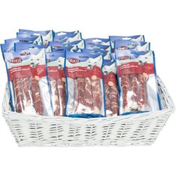 TRIXIE DENTA FUN MARBLED BEEF CHEWING ROLLS 17 CM 3 ST 140 GR