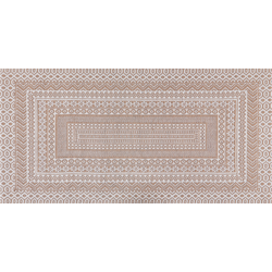 Beliani BAGLAR - Laagpolig-Beige-Jute