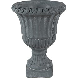 Clayre & Eef Bloempot Binnen  Ø 15x20 cm Grijs Steen Plantenpot