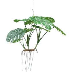 Kunst hangplant Monstera 130 cm XL