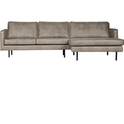 BePureHome Rodeo Chaise Longue Rechts - Eco-leder - Elephant