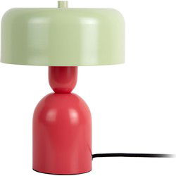 Tafellamp Double Funky - Scarlet rood - Ø19cm