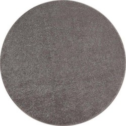 Tapijtenloods Basics Effen Rond Vloerkleed Beige Laagpolig- 200 CM ROND