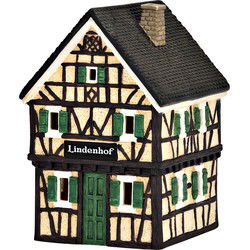 Wurm Lichthaus "Lindenhof" in Overath-Marialinden van porselein, Kleurrijk (B/H/D) 11x17x12cm