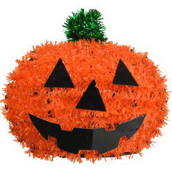 Clayre & Eef Halloween decoratie Pompoen Oranje Kunststof