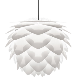 Silvia Mini hanglamp white - met koordset zwart - Ø 32 cm