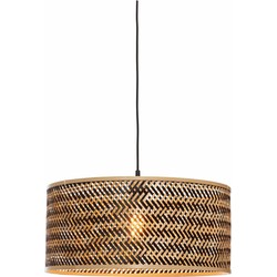 Hanglamp Java - Bamboe/Zwart - Ø50cm