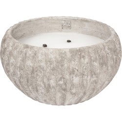 PTMD Kaars Yasmeene - 36x36x20 cm - Cement - Creme