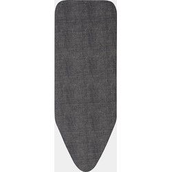 Strijkplankhoes C, 124x45 cm, 2mm schuim - Denim Black