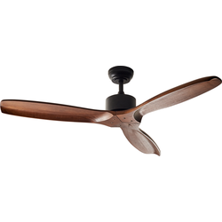 Beliani ARANI - Ventilator-Zwart-Paulowniahout