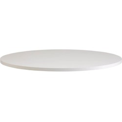 Kave Home - Argo rond tafelblad van wit melamine Ø 120 cm