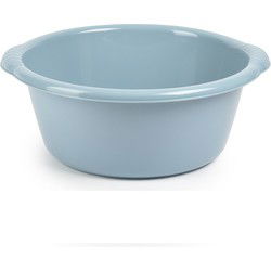 Afwasbak teil - 15 liter - licht blauw - kunststof - 45,5 x 42,5 x 17 cm - Afwasbak