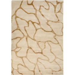 Beliani MAKOLA - Laagpolig-Beige-Viscose