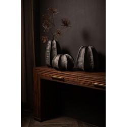 PTMD Vaas Grayson - 28x28x42 cm - Keramiek - Zwart