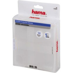 Hama CD/DVD Hoesjes 50 Pak Transparant