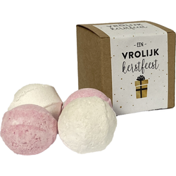 Soap en gifts - Mini bath bomb box Vrolijk kerstfeest