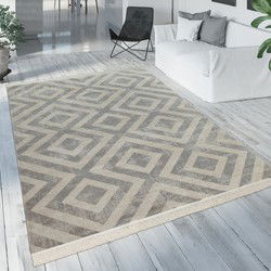 Binnen & Buitenkleed Ponica - Grijs - 80x250 cm
