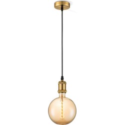 Home sweet home hanglamp Vintage Spiral g180 - Brons - amber