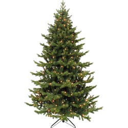 Triumph Tree Sherwood Deluxe Kunstkerstboom met LED Verlichting - H155 x Ø112 cm - Groen