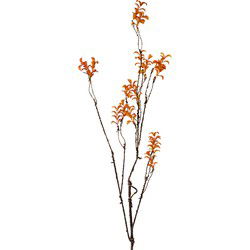 Clayre & Eef Kunstbloem Oranje Kunststof