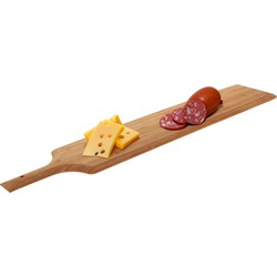 Excellent Housewaere Serveerplank/amuse/tapas hapjes plank - 75 x 14 x 20 cm - bamboe hout - borrelplank - Serveerplanken