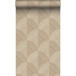 Origin Wallcoverings eco-texture vliesbehang 3D-motief beige - 50 x 900 cm - 347936