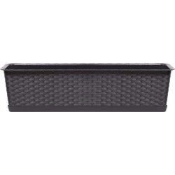 Prosperplast balkon Plantenbak - donkerbruin - 12L - 70 x17x15cm - Plantenbakken