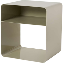 Bijzettafel met 2 nissen, waarvan 1 gesloten H50 cm - ELLA