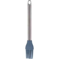 La Cucina Bakkwast - zilver/blauw - RVS/Siliconen - 26 cm - Keukengerei - Bakkwasten