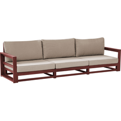 Beliani TIMOR - Tuinsofa-Donkere houtkleur-FSC® gecertificeerd acaciahout