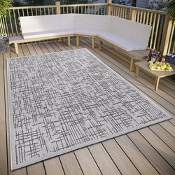 Buitenkleed - Telu Grijs - 155 X 235 CM